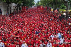 Sự kiện được tổ chức đồng loạt tại Thủ đô Hà nội và 33 tỉnh, thành phố, 3.121 xã, phường, đặc khu trên toàn quốc. (Ảnh: THÀNH ĐẠT)