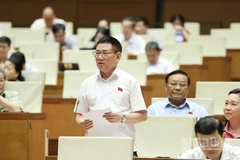 Phó Thủ tướng Hồ Đức Phớc phát biểu. (Ảnh: DUY LINH)