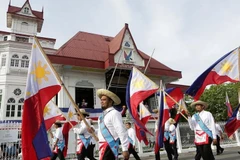 Kỷ niệm Ngày Tuyên bố độc lập của Philippines tại tỉnh Cavite, Philippines, ngày 12/6/2019. (Ảnh minh họa: Xinhua)