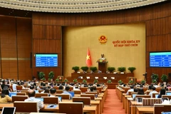 Quốc hội biểu quyết thông qua Luật sửa đổi, bổ sung một số điều của Luật Xử lý vi phạm hành chính. (Ảnh: THỦY NGUYÊN)