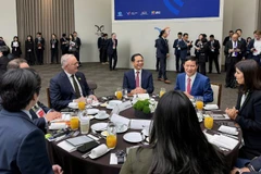 Phó Thủ tướng Chính phủ Bùi Thanh Sơn tham dự Đối thoại giữa các nhà lãnh đạo APEC với Hội đồng Tư vấn kinh doanh APEC. (Ảnh: Bộ Ngoại giao)