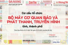 [Infographic] Cơ cấu tổ chức bộ máy cơ quan báo và phát thanh, truyền hình tỉnh, thành phố