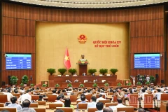 Quang cảnh phiên họp của Quốc hội, ngày 12/6/2025. (Ảnh: DUY LINH)