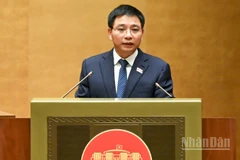 Bộ trưởng Tài chính Nguyễn Văn Thắng. (Ảnh: DUY LINH)