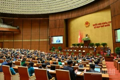 Quang cảnh phiên khai mạc Kỳ họp thứ 10, Quốc hội khóa XV. (Ảnh: DUY LINH)