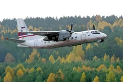Một chiếc máy bay An-24 của hãng hàng không Sibaviatrans tại sân bay Krasnoyarsk. (Ảnh minh họa: RIA Novosti)