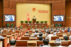 Quang cảnh phiên họp của Quốc hội. (Ảnh: DUY LINH)