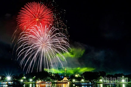 Thành phố Huế bắn 1.000 quả pháo hoa tầm cao kỷ niệm 80 năm Quốc khánh, Tết Độc lập 2/9.