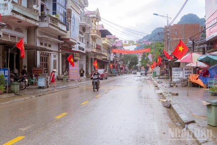 Ảnh minh họa: Hình ảnh tại một xã biên giới.