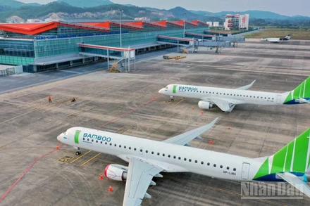 Ảnh minh họa: Cảng hàng không quốc tế Vân Đồn.