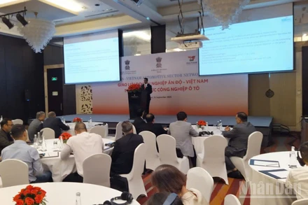 Hình ảnh tại sự kiện Kết nối ngành Công nghiệp ô-tô Ấn Độ-Việt Nam.