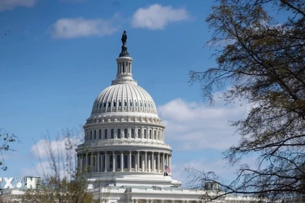 Tòa nhà Quốc hội Mỹ. (Nguồn: THX/TTXVN)