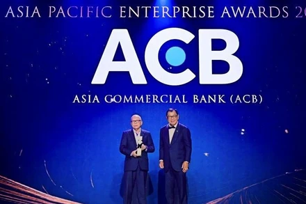 ACB được vinh danh tại hạng mục Doanh nghiệp xuất sắc châu Á.