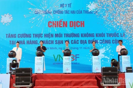 Lễ phát động Chiến dịch tăng cường thực hiện môi trường không khói thuốc lá tại Thành phố Hồ Chí Minh