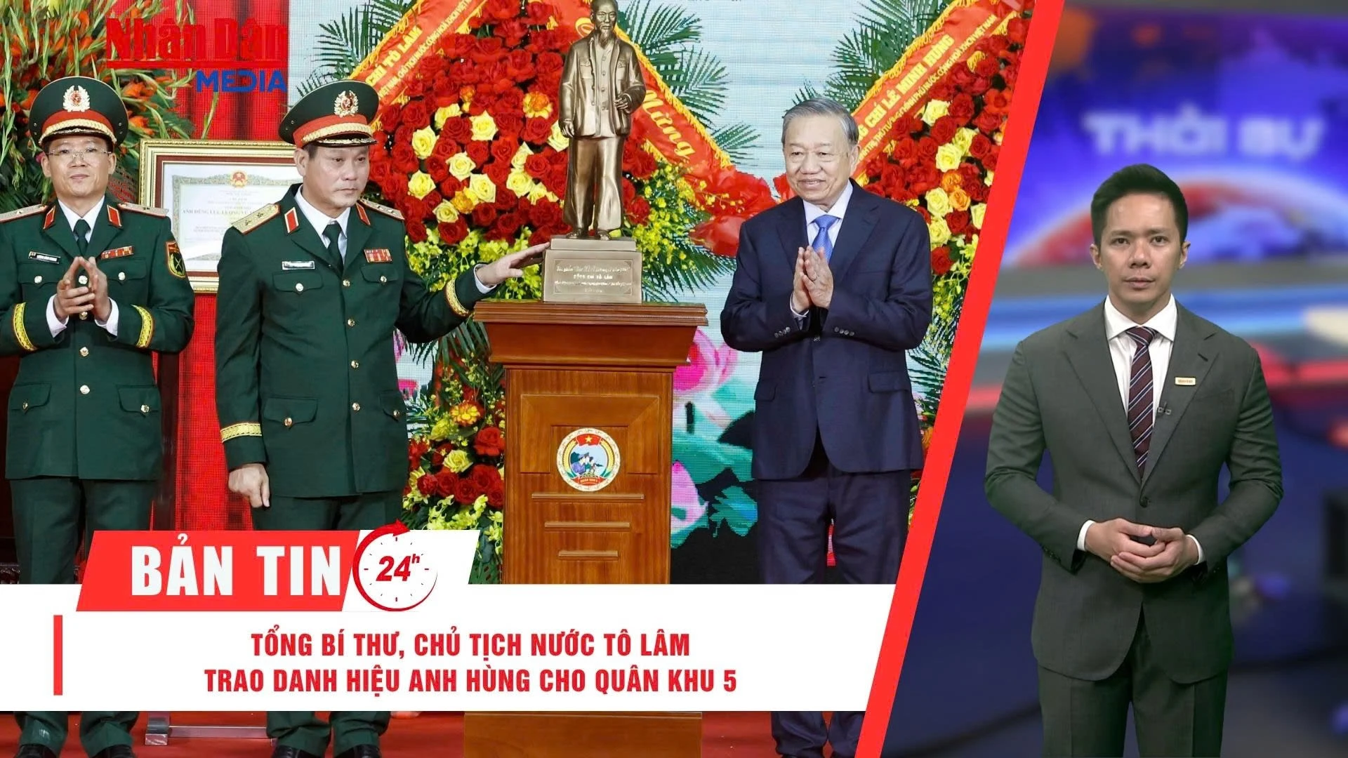 Bản tin Thời sự 24h ngày 25/4/2026 với nhiều sự kiện nổi bật