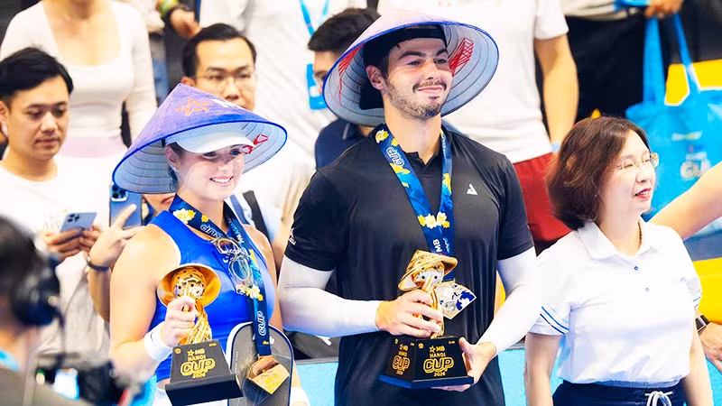 Vận động viên Ben Johns tại giải PPA Asia 1000 - MB Cup Hanoi 2026.