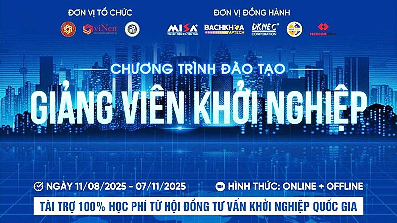 Khai giảng khóa "Đào tạo giảng viên khởi nghiệp"