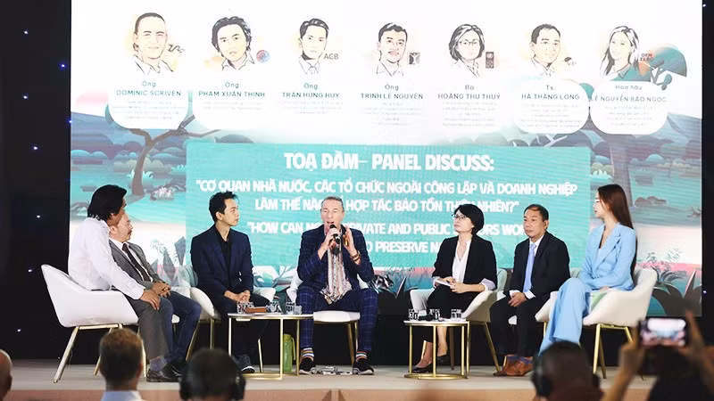 Các diễn giả đề xuất giải pháp nâng cao hiệu quả công tác bảo tồn tại Việt Nam. Ảnh: X. MAI