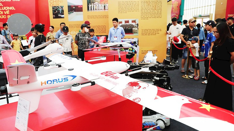 Thành tựu khoa học - công nghệ, đổi mới sáng tạo được giới thiệu tại triển lãm Kỷ niệm 80 năm Quốc khánh 2/9. Ảnh: K.MINH