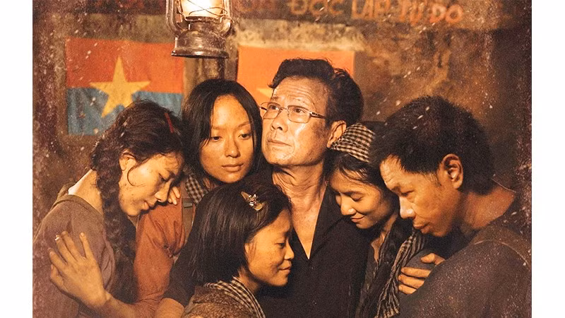 Cảnh phim “Địa đạo: Mặt trời trong bóng tối”. 