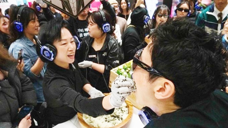 Một bữa tiệc không cồn tại Hàn Quốc. Ảnh: The WASHINGTON POST