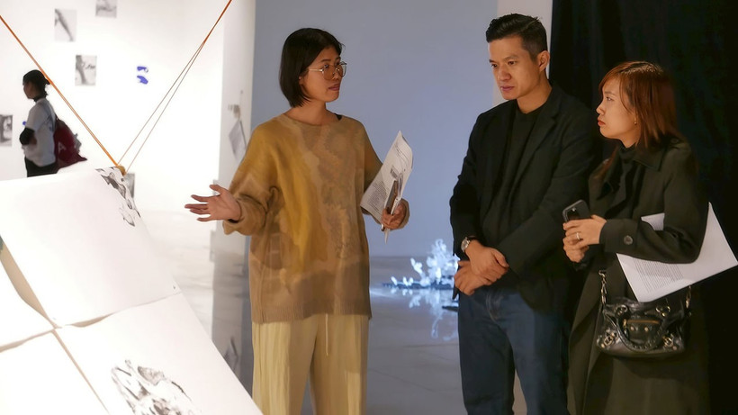 Một góc triển lãm.