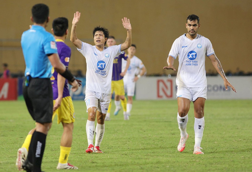 CLB Thép Xanh Nam Định đang trong giai đoạn bất ổn. Ảnh: ANH QUÂN