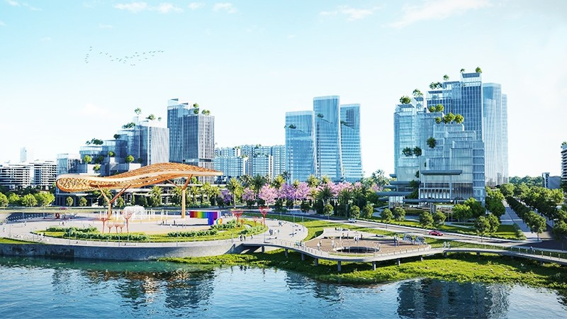 Không gian sinh thái tại Khu đô thị du lịch Đại Phước.