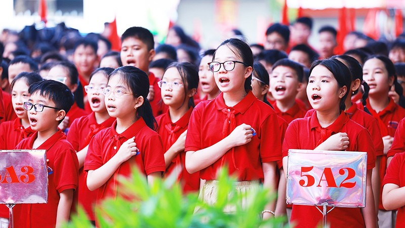 Năm học 2025-2026 là năm học đầu tiên cả nước vận hành theo mô hình chính quyền hai cấp. Ảnh: TTXVN
