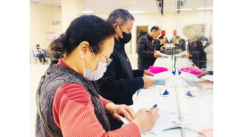 Người bệnh thanh toán khám, chữa bệnh BHYT tại Bệnh viện E (Bộ Y tế). 