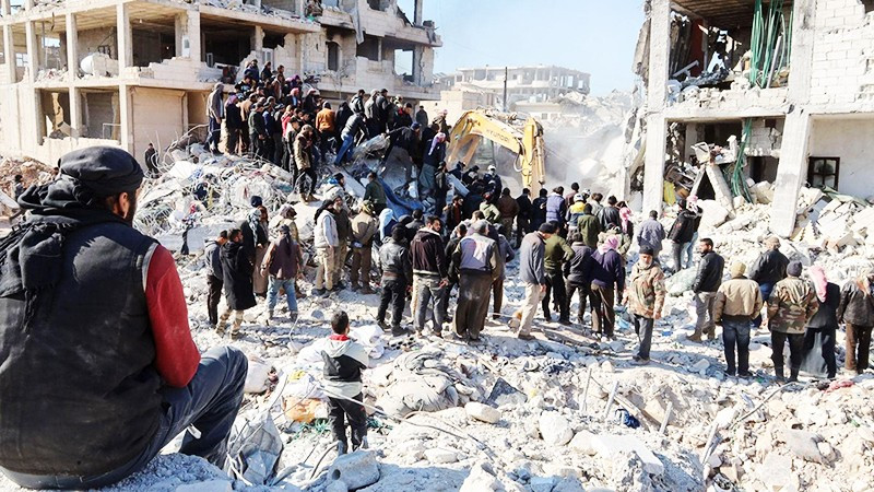 Hàng triệu người dân Syria vẫn đang cần hỗ trợ nhân đạo sau xung đột. Ảnh: REUTERS