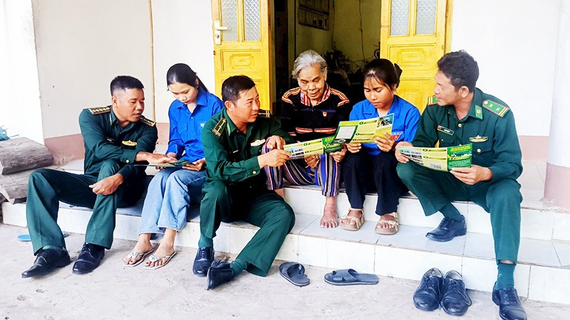 Già làng, người có uy tín là lực lượng nòng cốt phát huy sức mạnh “thế trận lòng dân” nơi biên cương.