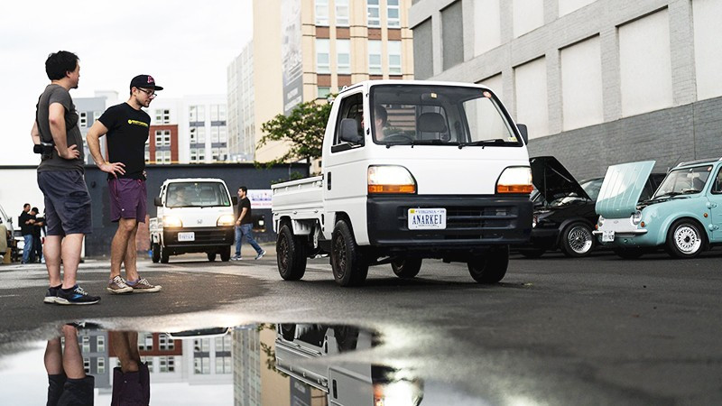 Xe tải của Nhật Bản bán tại thị trường Mỹ. Ảnh: THE NEW YORK TIMES