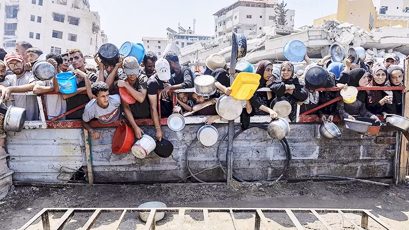 ISF có nhiệm vụ bảo vệ dân thường và hoạt động nhân đạo tại Gaza. Ảnh: FRANCE24