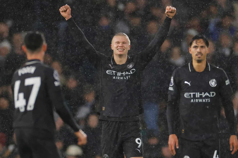 Haaland đang có 100 bàn sau 111 trận, kỷ lục chưa từng có trong lịch sử Premier League.