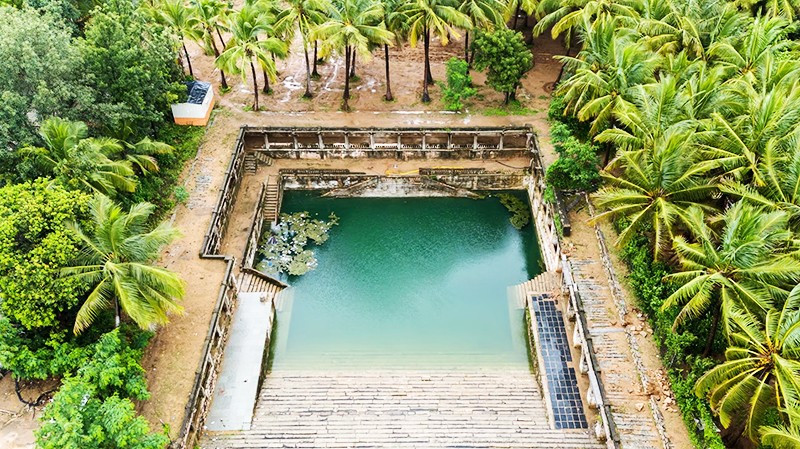 Một giếng bậc thang cổ ở Ấn Độ. Ảnh: THE GUARDIAN