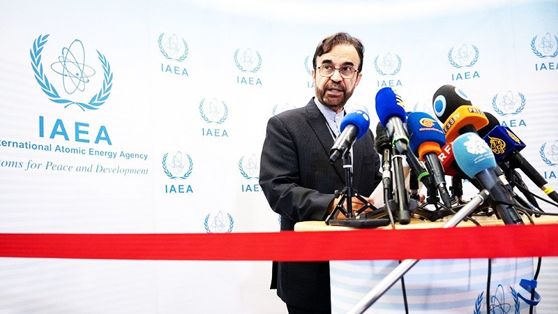 Đại sứ Iran tại IAEA, ông Reza Najafi. Ảnh: AP