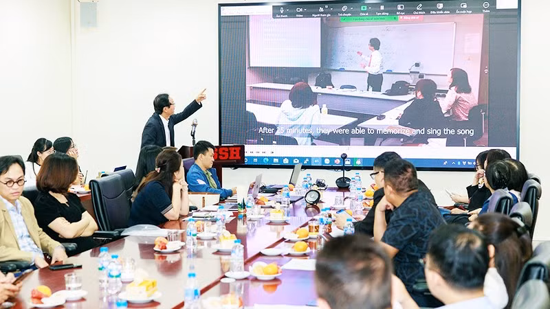 Một cuộc tọa đàm về việc ứng dụng AI vào giảng dạy tiếng Việt. 