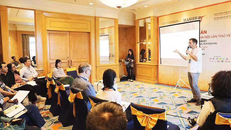 Các hoạt động xúc tiến điện ảnh ở các liên hoan phim quốc tế tại Việt Nam là tín hiệu tốt cho hợp tác điện ảnh Việt với Mỹ cũng như với các nền điện ảnh phát triển. Ảnh: ANH QUÂN