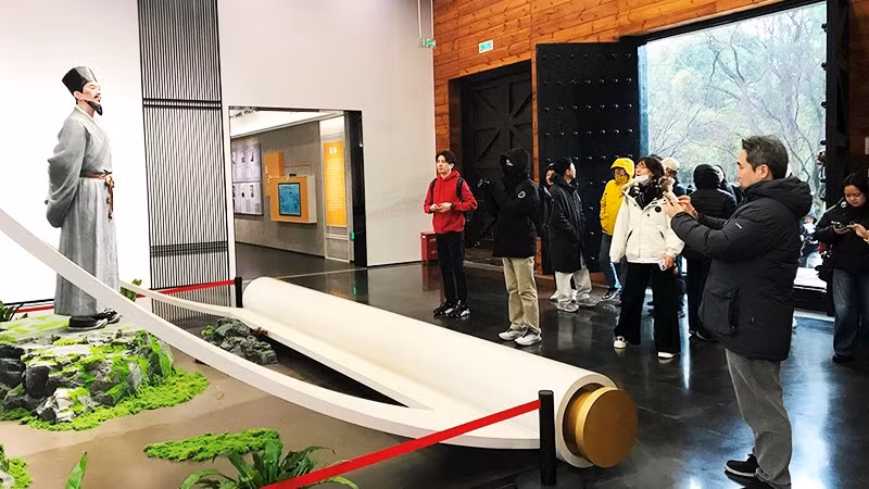 Không gian lưu niệm Vương Dương Minh tiên sinh.