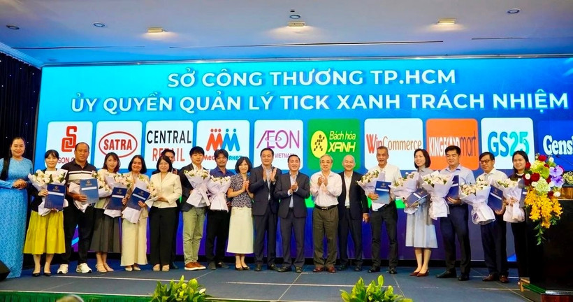 Các hệ thống phân phối lớn đã được ủy quyền quản lý “Tick xanh trách nhiệm”.