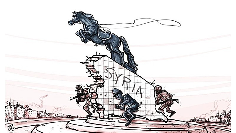 Biếm họa: EMAD HAJJAJ