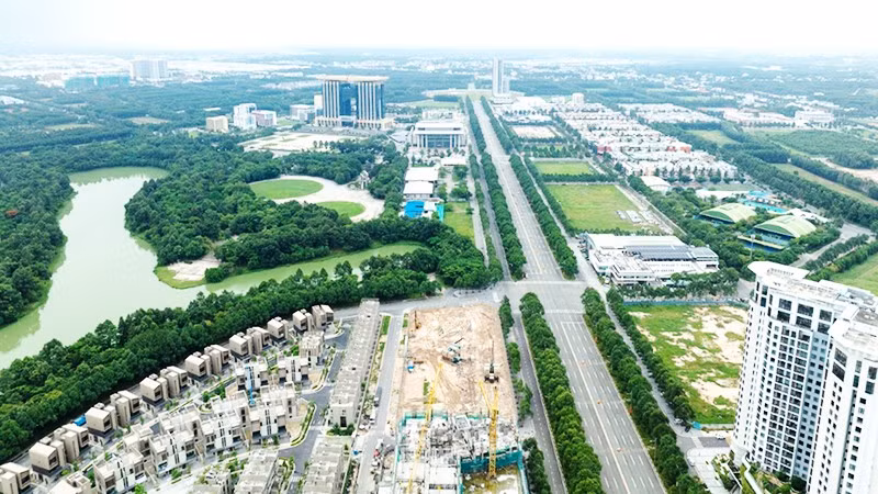 Nhiều dự án bất động sản xanh đang được triển khai ở TP Hồ Chí Minh.