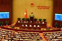 Quốc hội khóa XV biểu quyết thông qua Luật Chuyển đổi số.