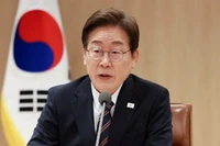 Tổng thống Hàn Quốc Lee Jae Myung phát biểu.(Ảnh: TTXVN)