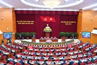 Hội nghị lần thứ 12 Ban Chấp hành Trung ương Đảng khóa XIII. (Ảnh: ĐĂNG KHOA)