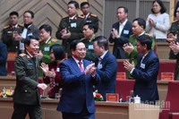 Thủ tướng Phạm Minh Chính đến dự hội nghị.