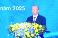 Tổng Bí thư Tô Lâm phát biểu chỉ đạo tại lễ kỷ niệm. (Ảnh: ĐĂNG KHOA)