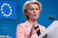 Chủ tịch Ủy ban châu Âu (EC) Ursula von der Leyen. (Ảnh: THX/TTXVN)