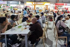 Một trạm dừng nghỉ trên tuyến cao tốc bắc-nam. (Ảnh: QUANG HƯNG) 